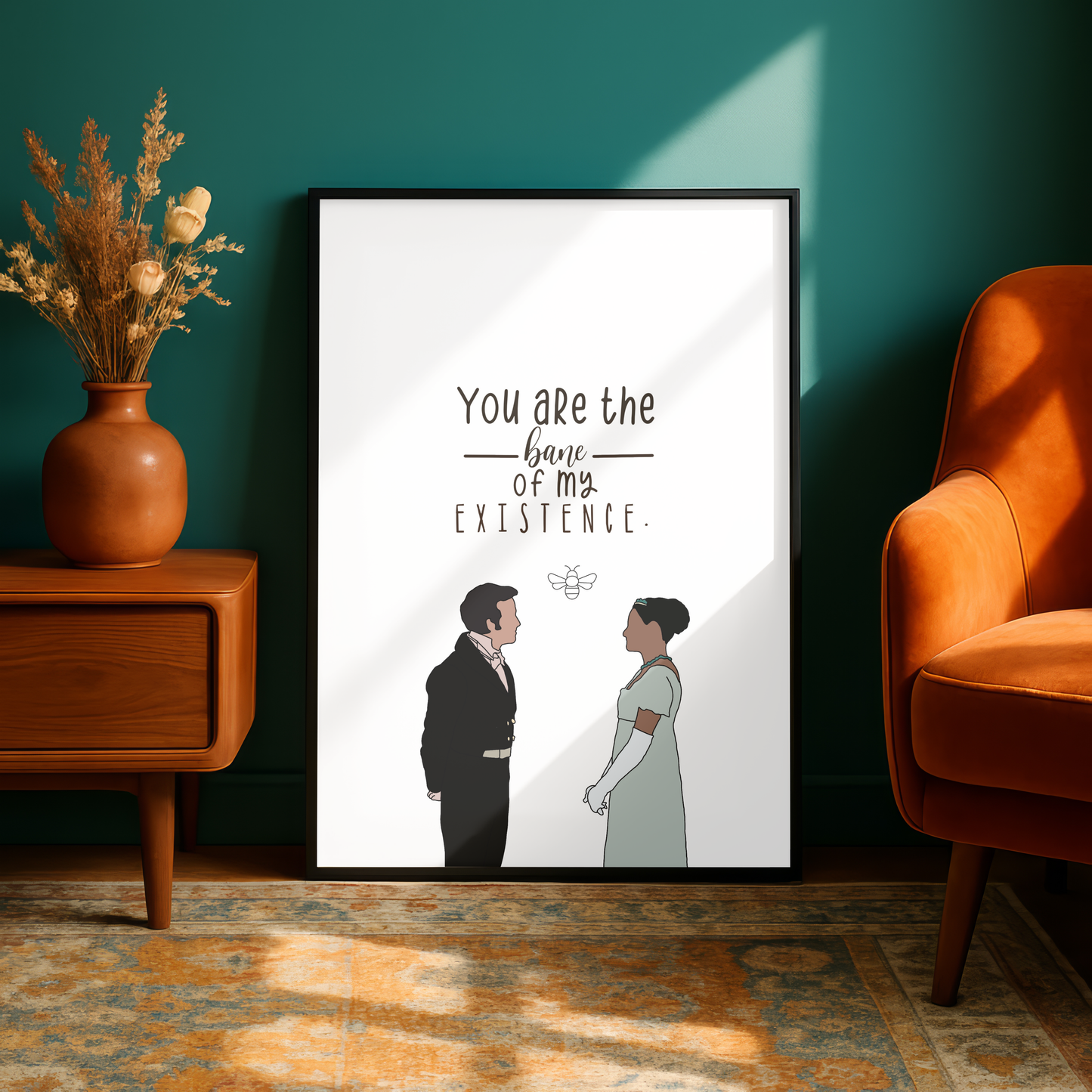 Kate x Anthony Bridgerton Quote Print - A5