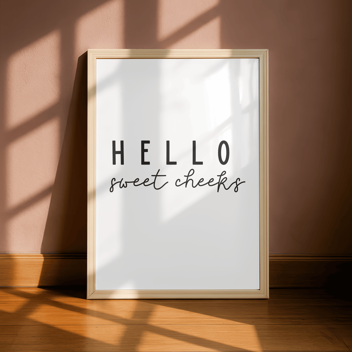 Funny Minimal Bathroom Print