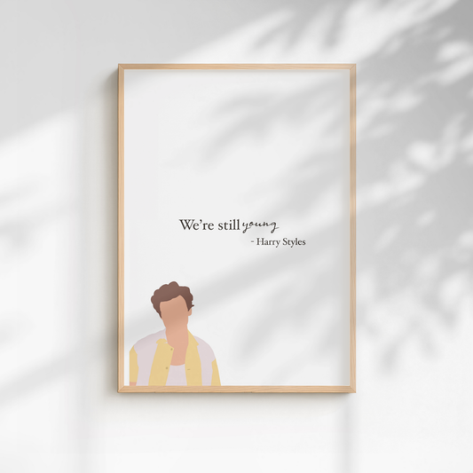 Harry Styles "Sweet Creature" Lyric Print - A5