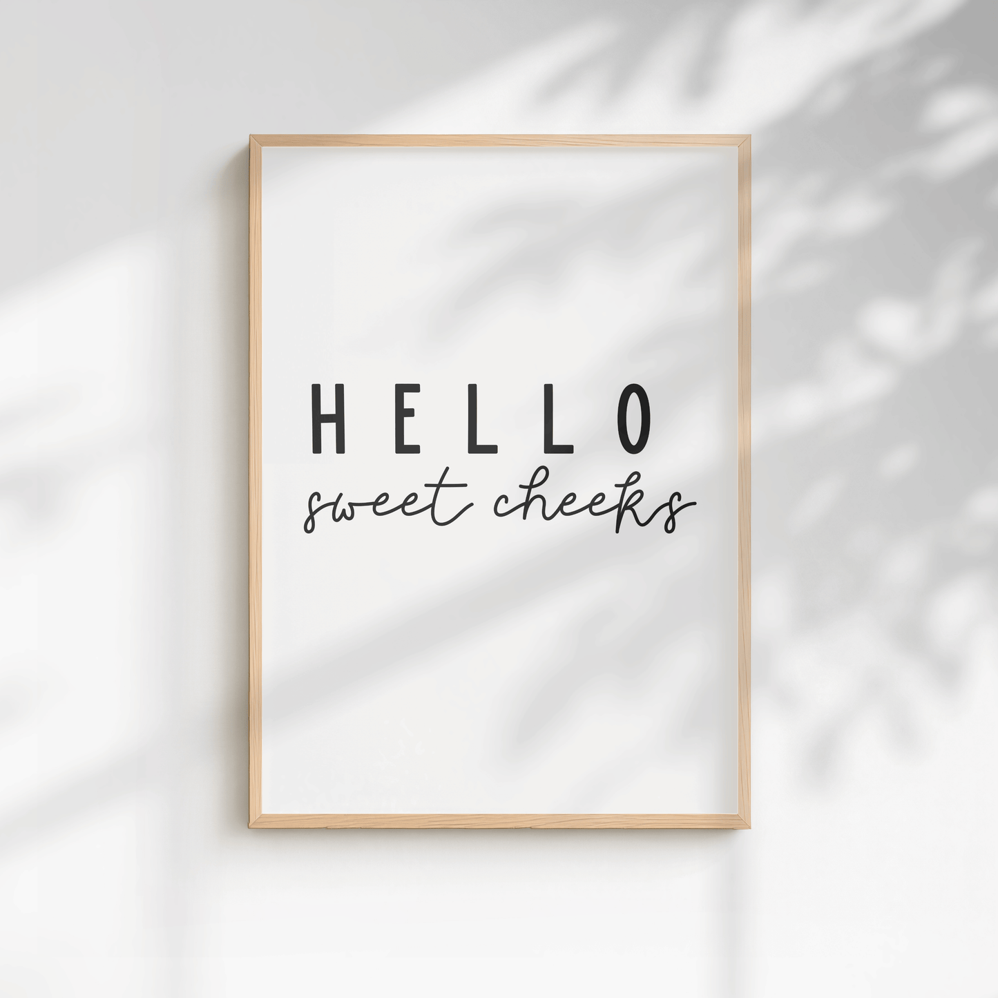 Funny Minimal Bathroom Print