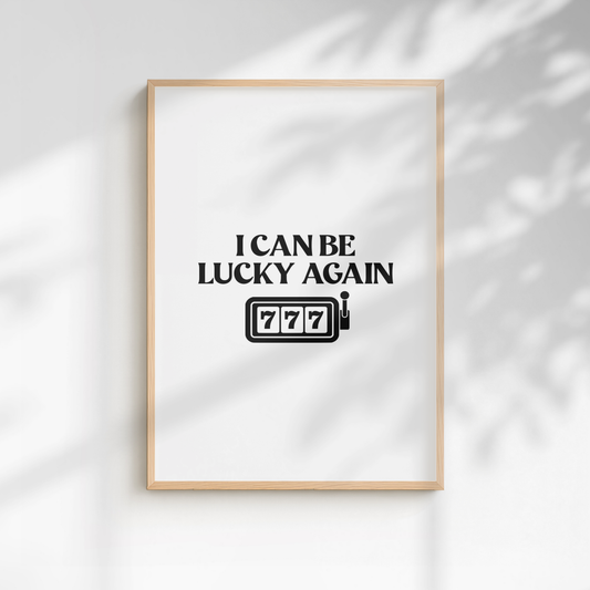 Louis Tomlinson "Lucky Again" Lyric Print - A5