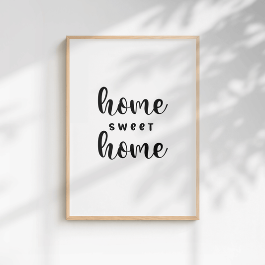 Home Sweet Home Minimal Print