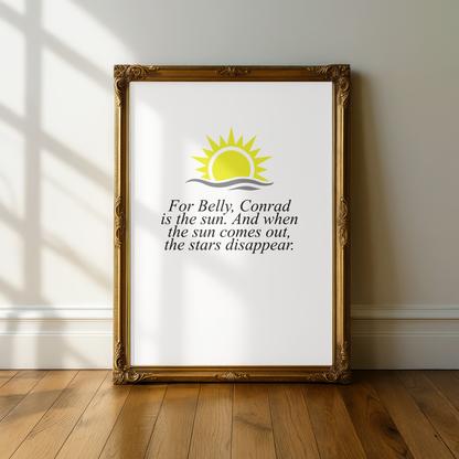 S1 The Summer I Turned Pretty Quote Print - A5