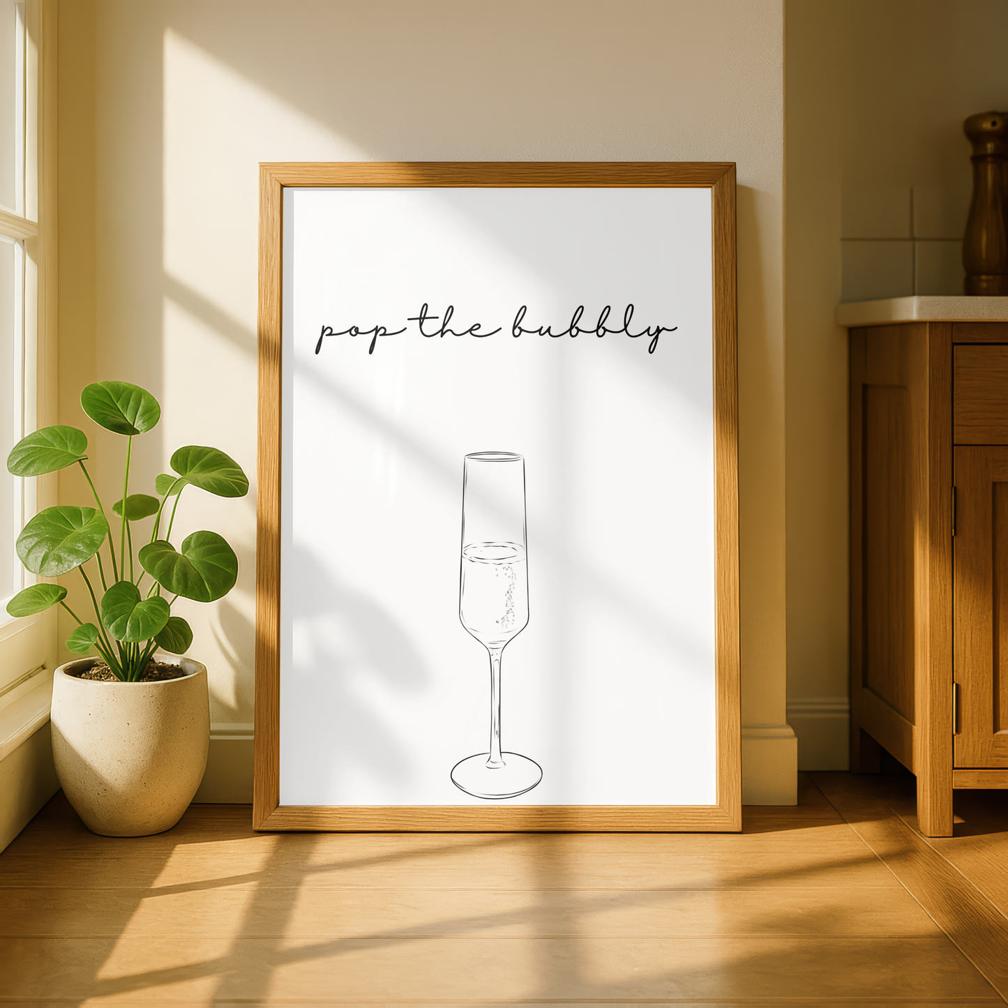 Prosecco Drink Print