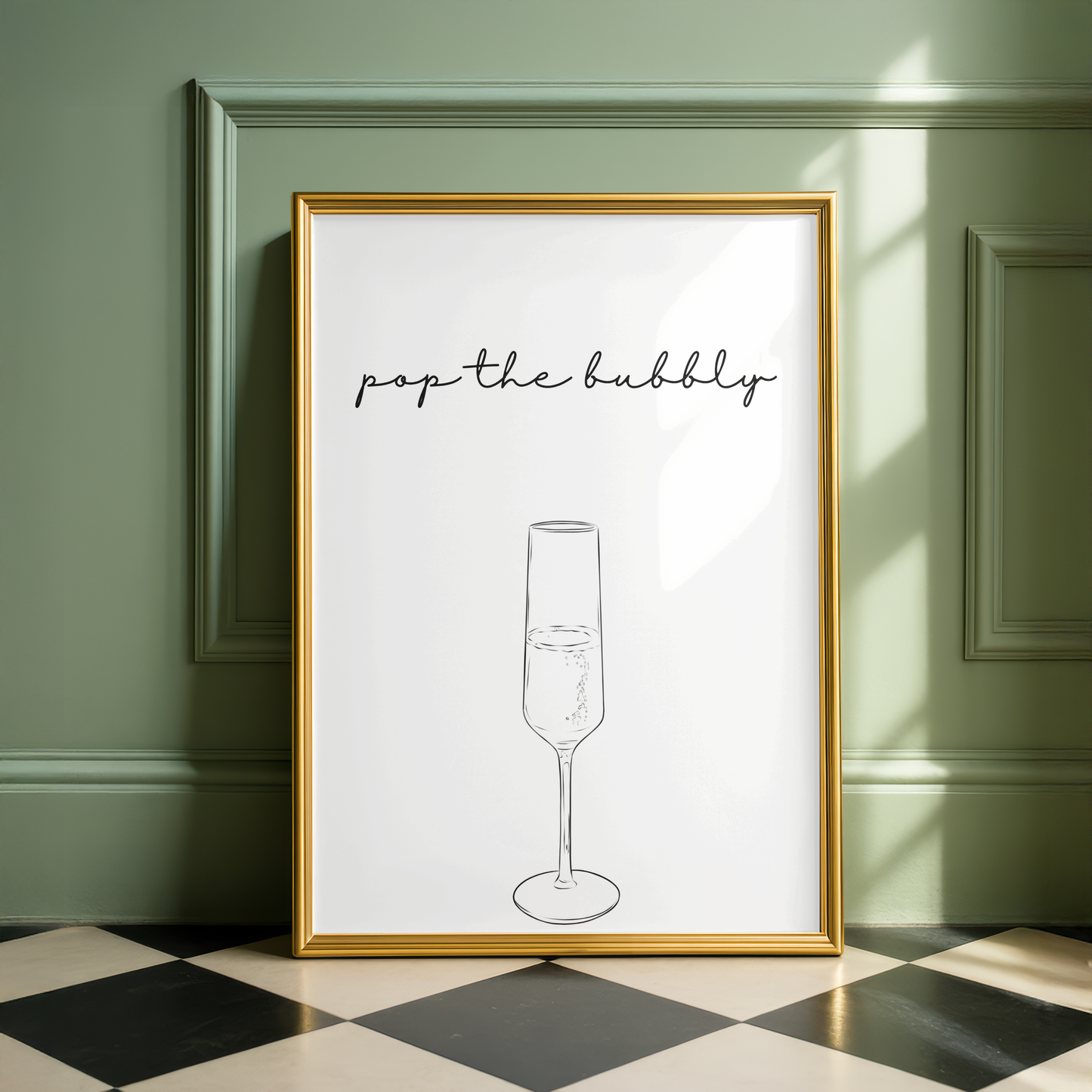 Prosecco Drink Print