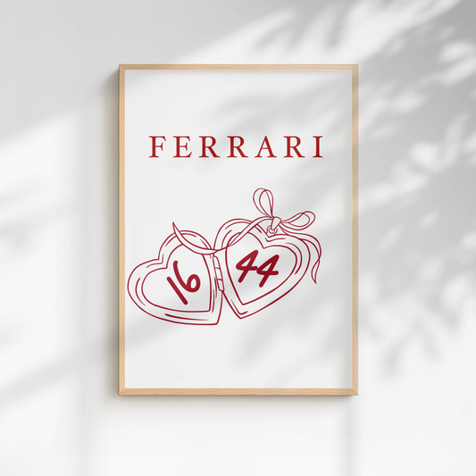 Ferrari F1 Print